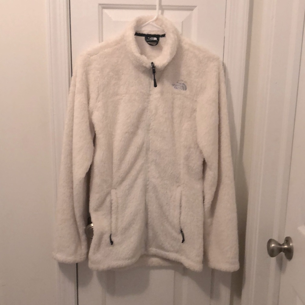North face off white fleece